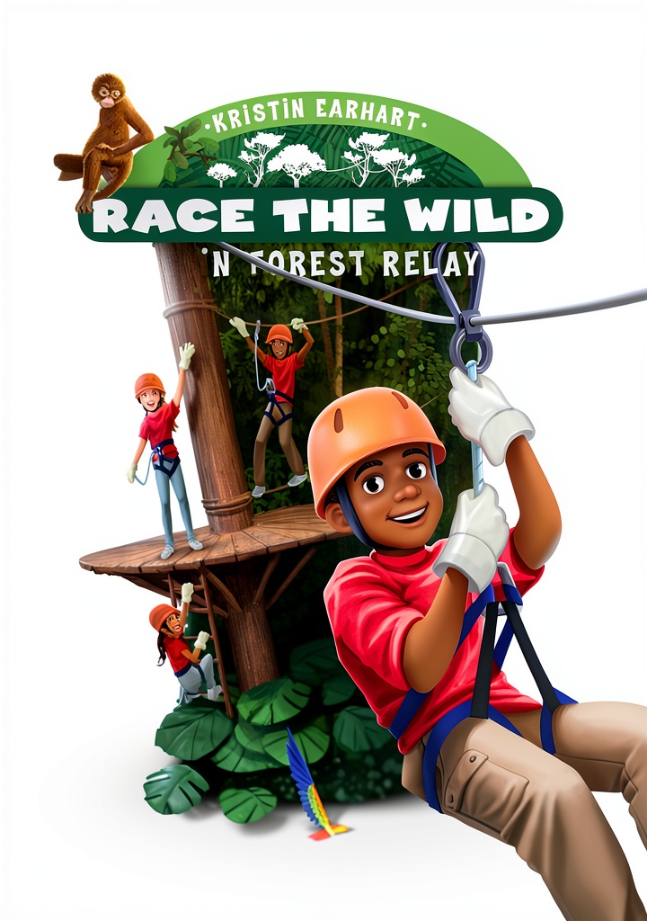 Race the Wild Book 1 cover showing adventure scene