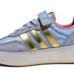 adidas Kids Barreda Decode Fitness Shoes Mint Gold Lavender-0