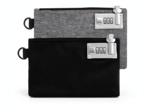 AMIR Zipper Money Bag 1680D Nylon Dual Security Lock-0