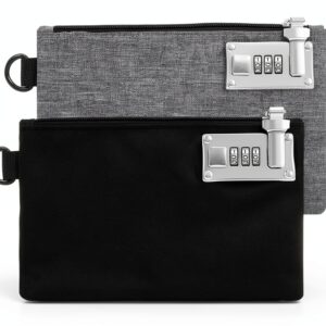 AMIR Zipper Money Bag 1680D Nylon Dual Security Lock-0
