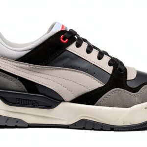 Puma Fitness Shoes Big Kid Black Gray Red Training-0