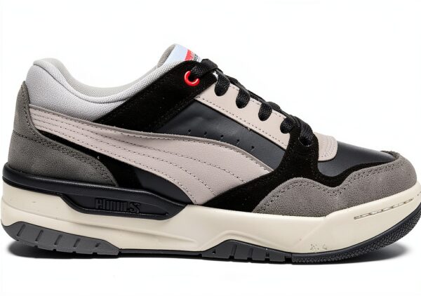 Puma Fitness Shoes Big Kid Black Gray Red Training-0