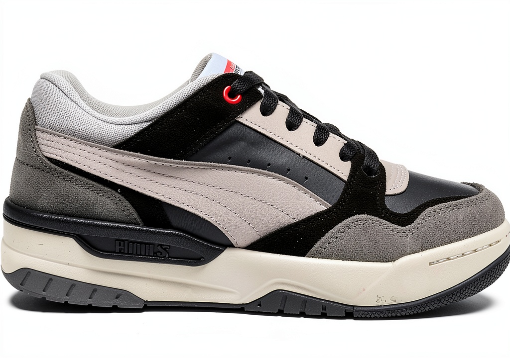 Puma Big Kid fitness shoes showing design and color details