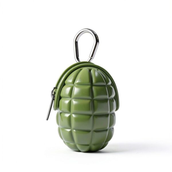 FUSMYE Grenade Coin Purse Silicone Boys Wallet Cool Design-2