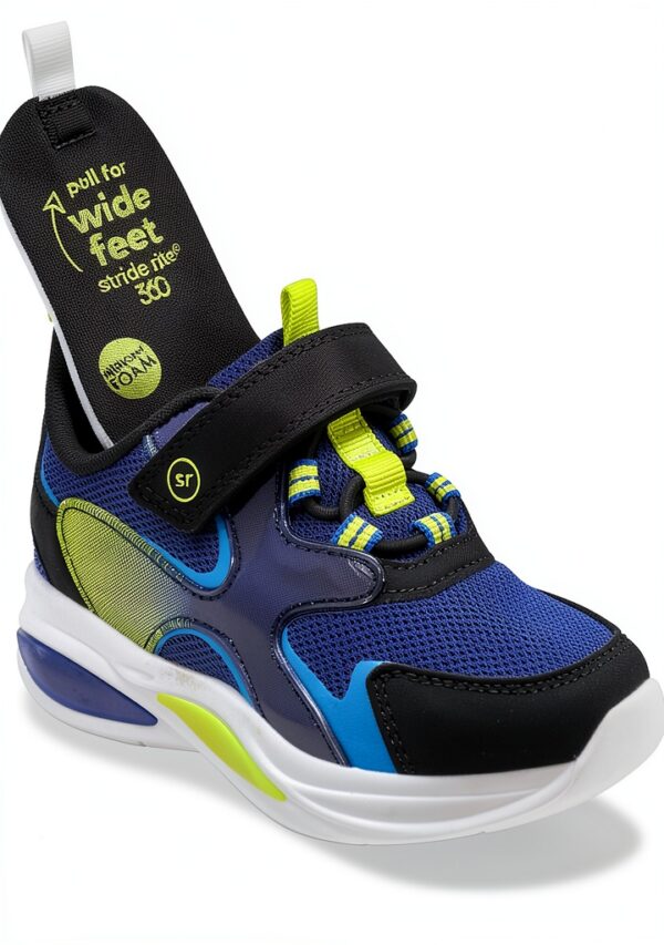 Stride Rite 360 Boys Navy Fitness Shoes Memory Foam-5