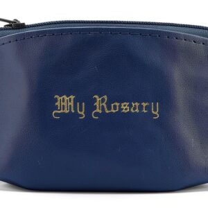 My Rosary Pouch Gold Embossed Boys Coin Purse Good Shepherd-0