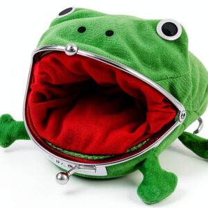 Xsysmile Ninja Frog Plush Coin Wallet Boys Halloween Gift-0