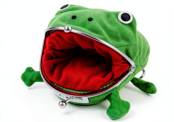 Xsysmile Ninja Frog Plush Coin Wallet Boys Halloween Gift-0
