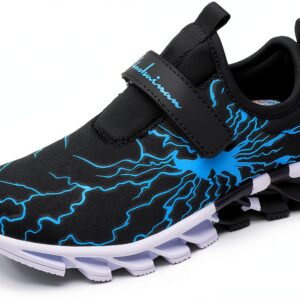 Velcro Boys Fitness Shoes Lightweight Breathable Anti Skid-0