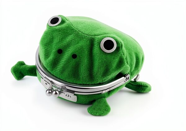 Xsysmile Ninja Frog Plush Coin Wallet Boys Halloween Gift-2