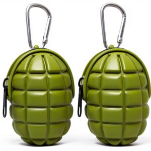 FUSMYE Grenade Coin Purse Silicone Boys Wallet Cool Design-0