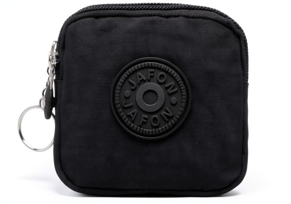 Canvas Wallet Money Bag for Child Durable Waterproof Black