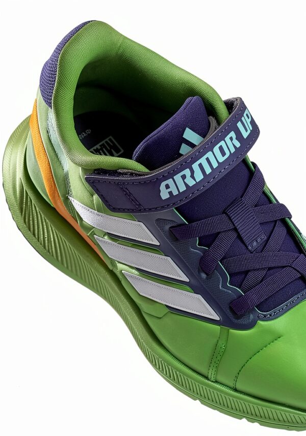 Adidas Kids Fitness Shoes Flexible Snug Fit Hulk Color-4
