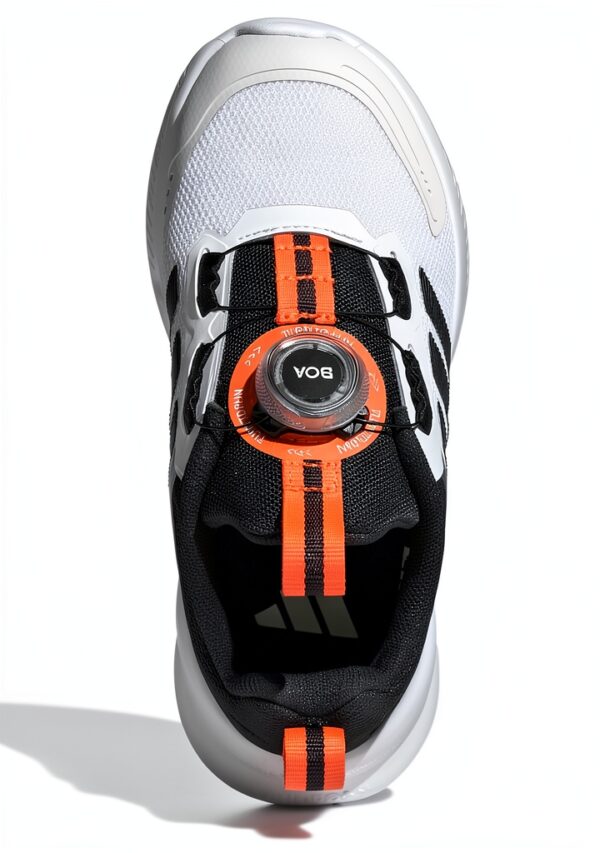 adidas FortaRun 40 BOA Kids Running Shoes White Black-1