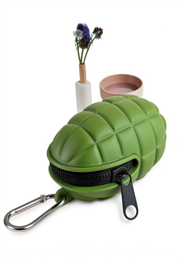 FUSMYE Grenade Coin Purse Silicone Boys Wallet Cool Design-3