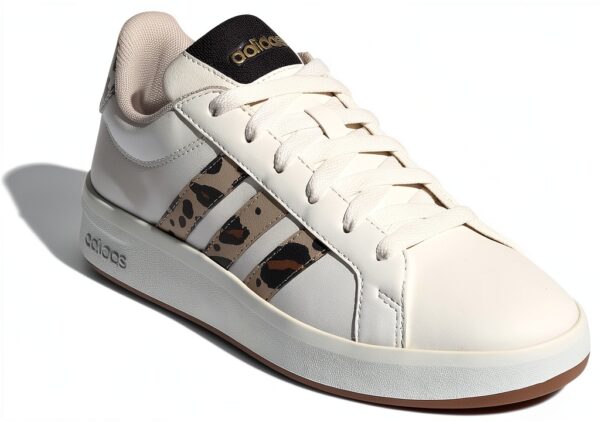 adidas Grand Court 3.0 J Kids Sneakers White Pink Fitness-3