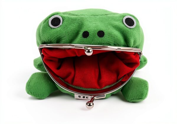 Xsysmile Ninja Frog Plush Coin Wallet Boys Halloween Gift-1