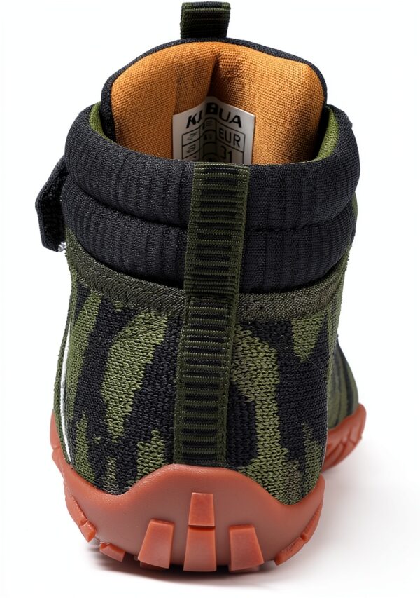 KUBUA Kids High Top Sneakers Lightweight Zero Drop Design-2