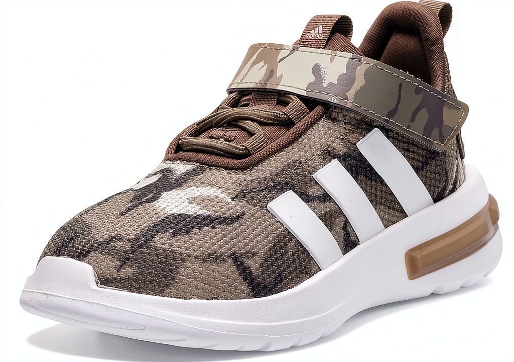 adidas kids running shoes with elastic laces and Cloudfoam midsole