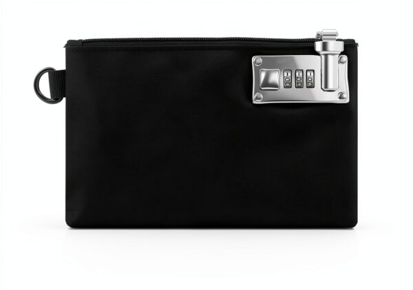 AMIR Zipper Money Bag 1680D Nylon Dual Security Lock-3