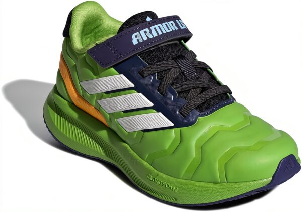 Adidas Kids Fitness Shoes Flexible Snug Fit Hulk Color-3