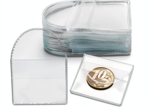 Starfa Lab Coin Sleeves Clear Plastic Holders Collectors