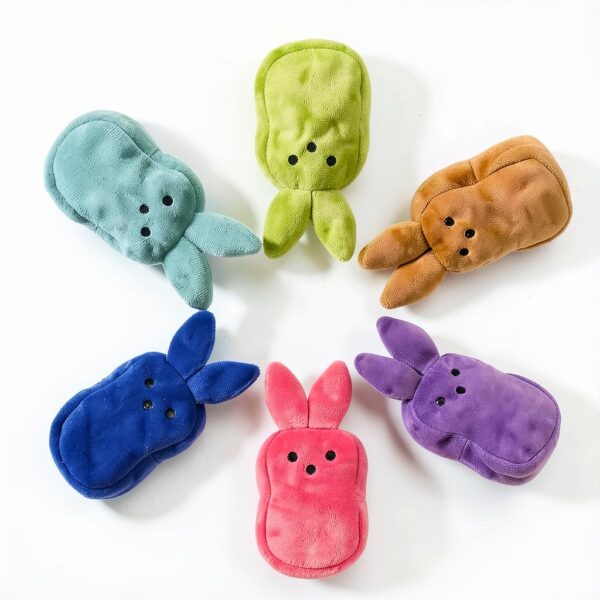 Personalized Easter Bunny Coin Purse Kids Plush Zipper-8