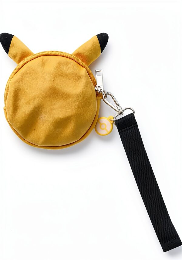 Pikachu Coin Pouch Pokemon Plush Faux Fur Accessory-4