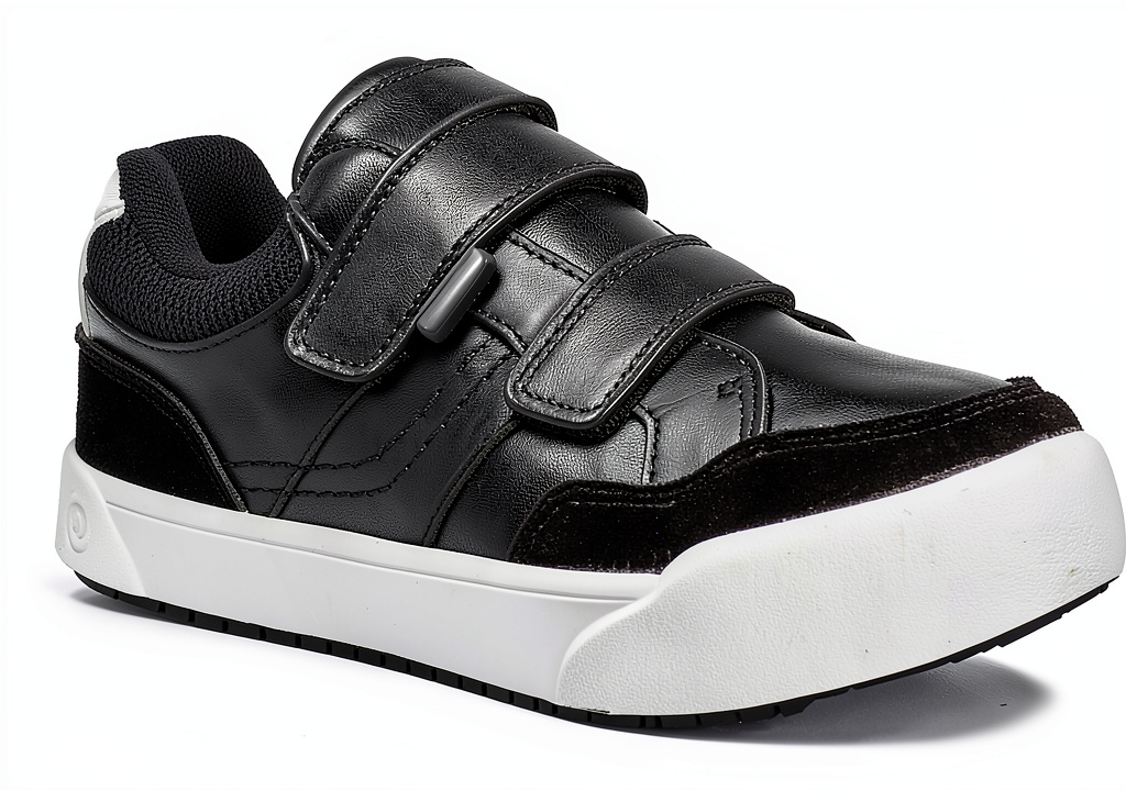 Pediped kids athletic shoes showing leather upper and flexible sole