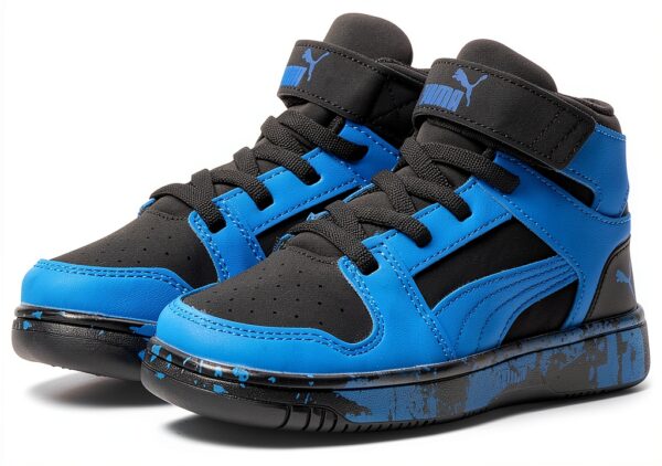 Puma Kids Fitness Shoes Synthetic Leather Rubber Sole-0