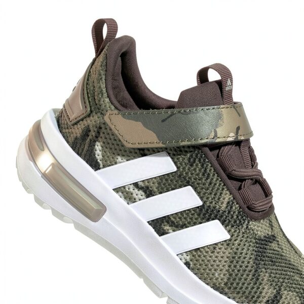 adidas Kids Running Shoes Cloudfoam Comfort Elastic Laces-4