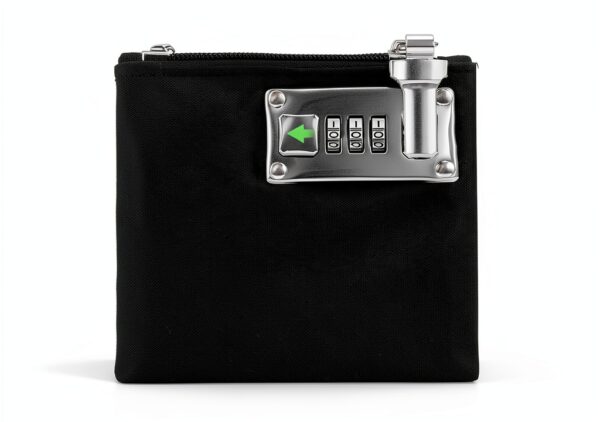 AMIR Zipper Money Bag 1680D Nylon Dual Security Lock-6