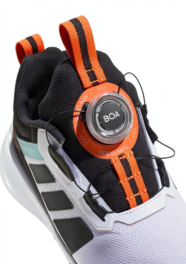 adidas FortaRun 40 BOA Kids Running Shoes White Black-4