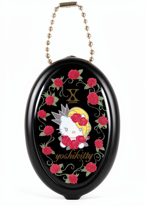 Yoshikitty Coin Case Black PVC Unisex Boys Accessory