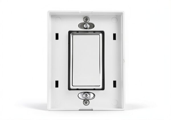 BESTTEN Screwless Wall Plate Gloss Off White Modern Design-5