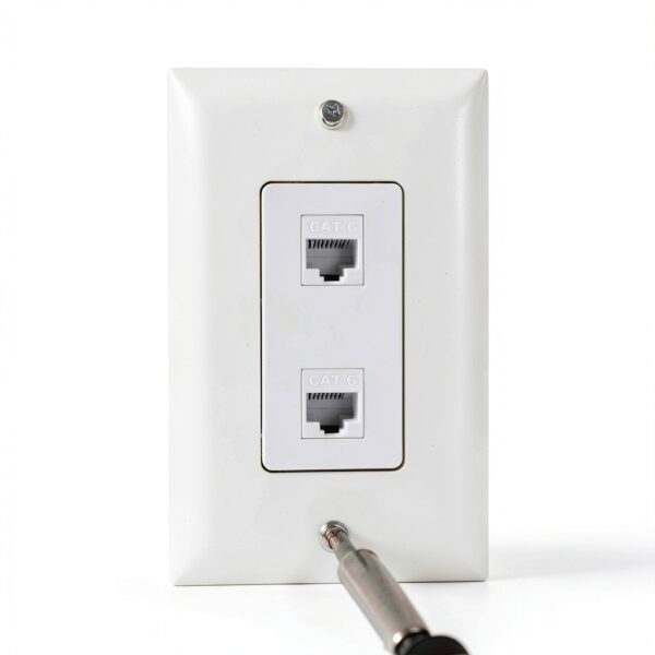 White On-Q 2 Port Decorator Switch UL Certified-2