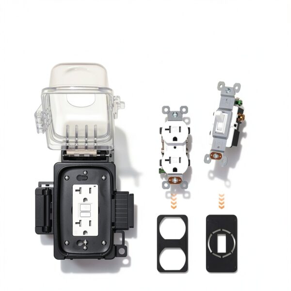 Outdoor Outlet Cover ELEGRP Polycarbonate-5