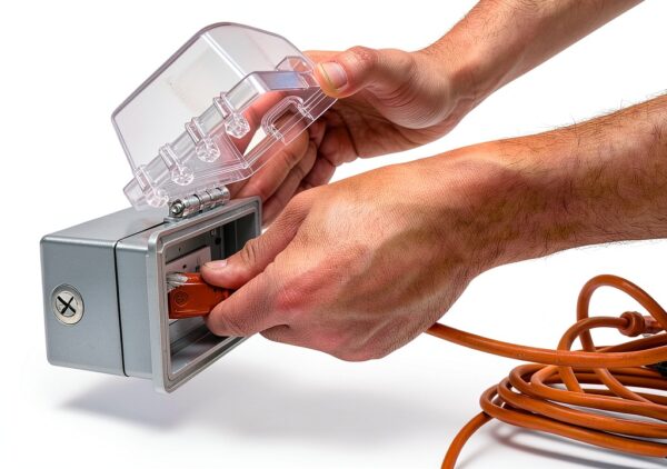 Sealproof Outdoor Outlet Cover Clear Frost PC-4
