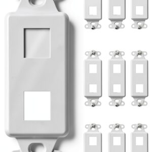 White On-Q 2 Port Decorator Switch UL Certified-0