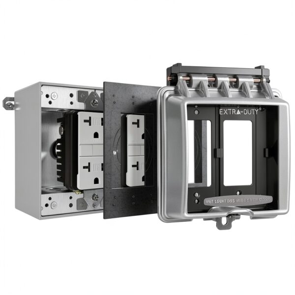 Weatherproof Outlet Cover ENERLITES Polycarbonate-2