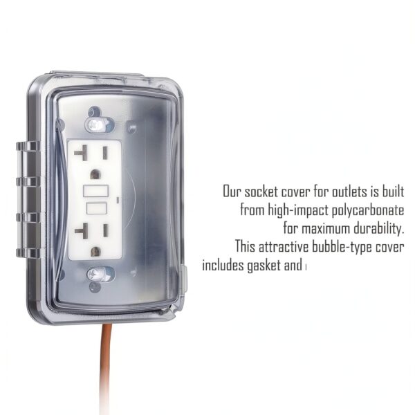 TayMac 1 Gang Weatherproof Electrical Outlet Cover-6