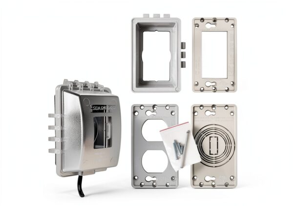 Sealproof Outdoor Outlet Cover Clear Frost PC-1