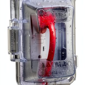 TayMac Extra-Duty Weatherproof In-Use Outlet Cover Clear 1-Gang-0
