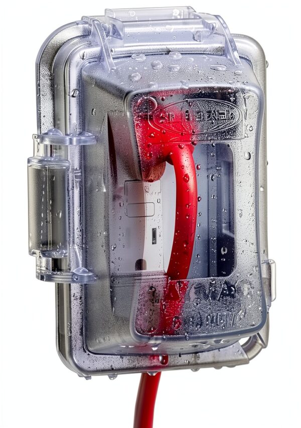 TayMac Extra-Duty Weatherproof In-Use Outlet Cover Clear 1-Gang-0
