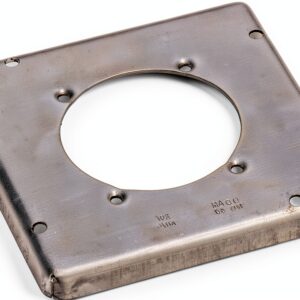 Hubbell Decorator Switch Outlet Cover Gray 4-11/16" Alloy Steel-0