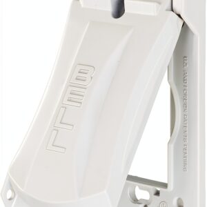 BELL Metal Outlet Cover MX1050W White 12-in-1 Powder Coated-0