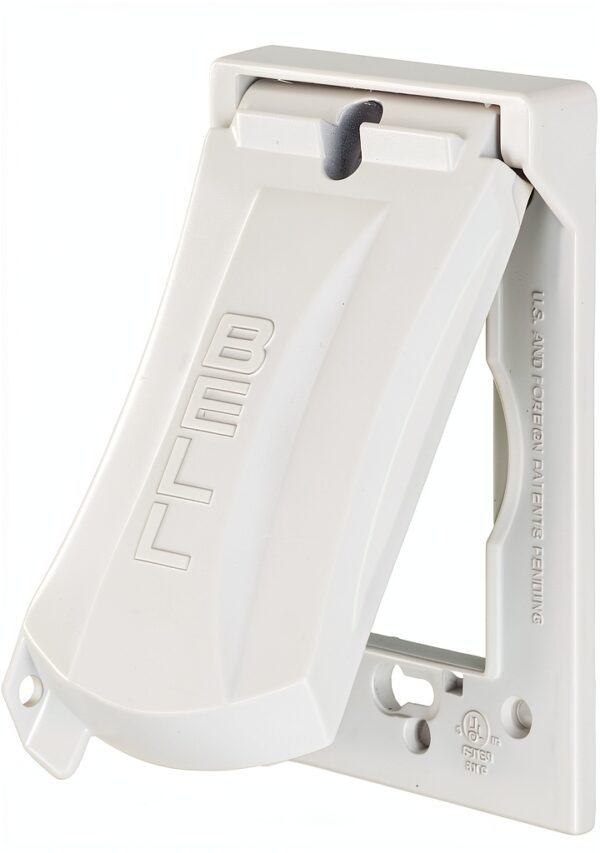 BELL Metal Outlet Cover MX1050W White 12-in-1 Powder Coated-0