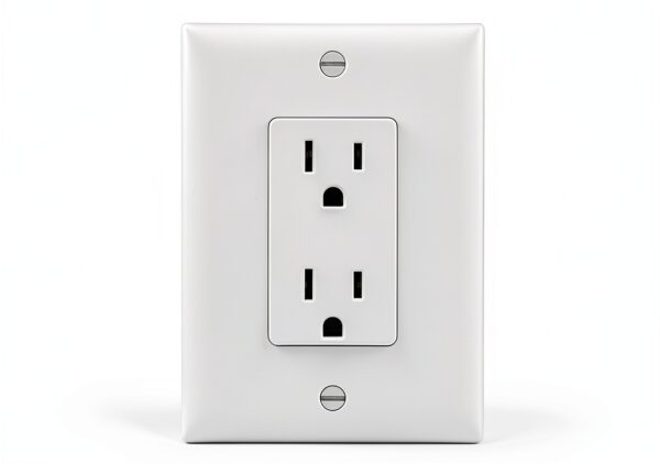 Outlet Cover Safety Innovations Self Closing White ABS Plate 790-6-2