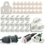 Weatherproof Plug Protector Yukrilt Double Silicone Gasket Set White-0