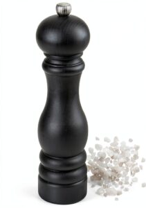 Peugeot - Paris u’Select Manual Salt Mill - Adjustable Grinder - Beechwood, Graphite Finish-0
